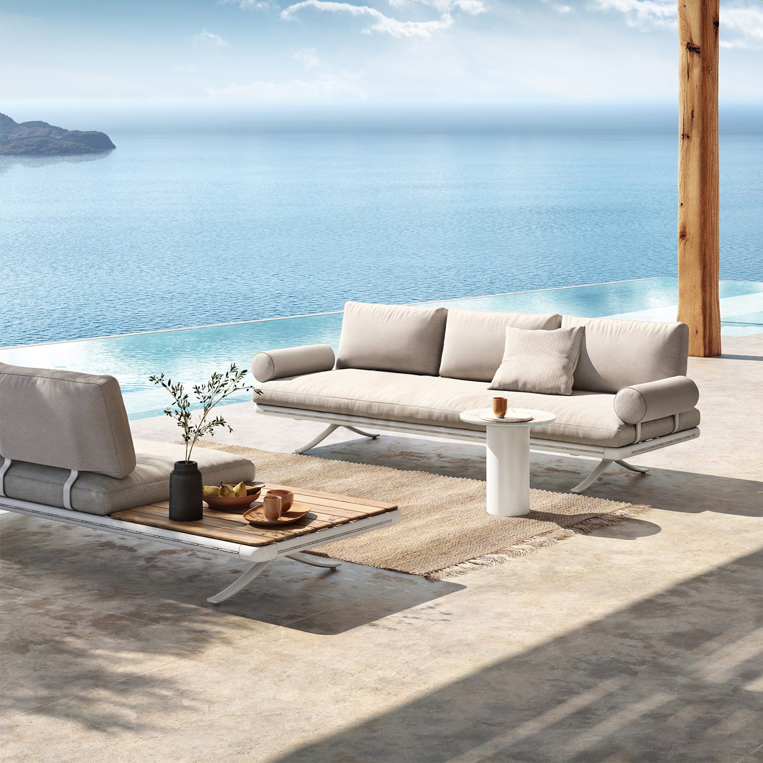 rolf benz | yoko 219 outdoor sofa | anthracite – top3 by design