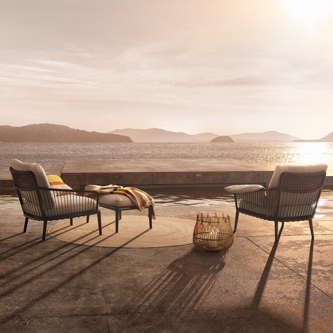 rolf benz | yoko 271 outdoor footstool | bianco