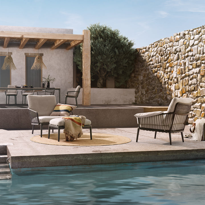 rolf benz | yoko 271 outdoor footstool | bianco