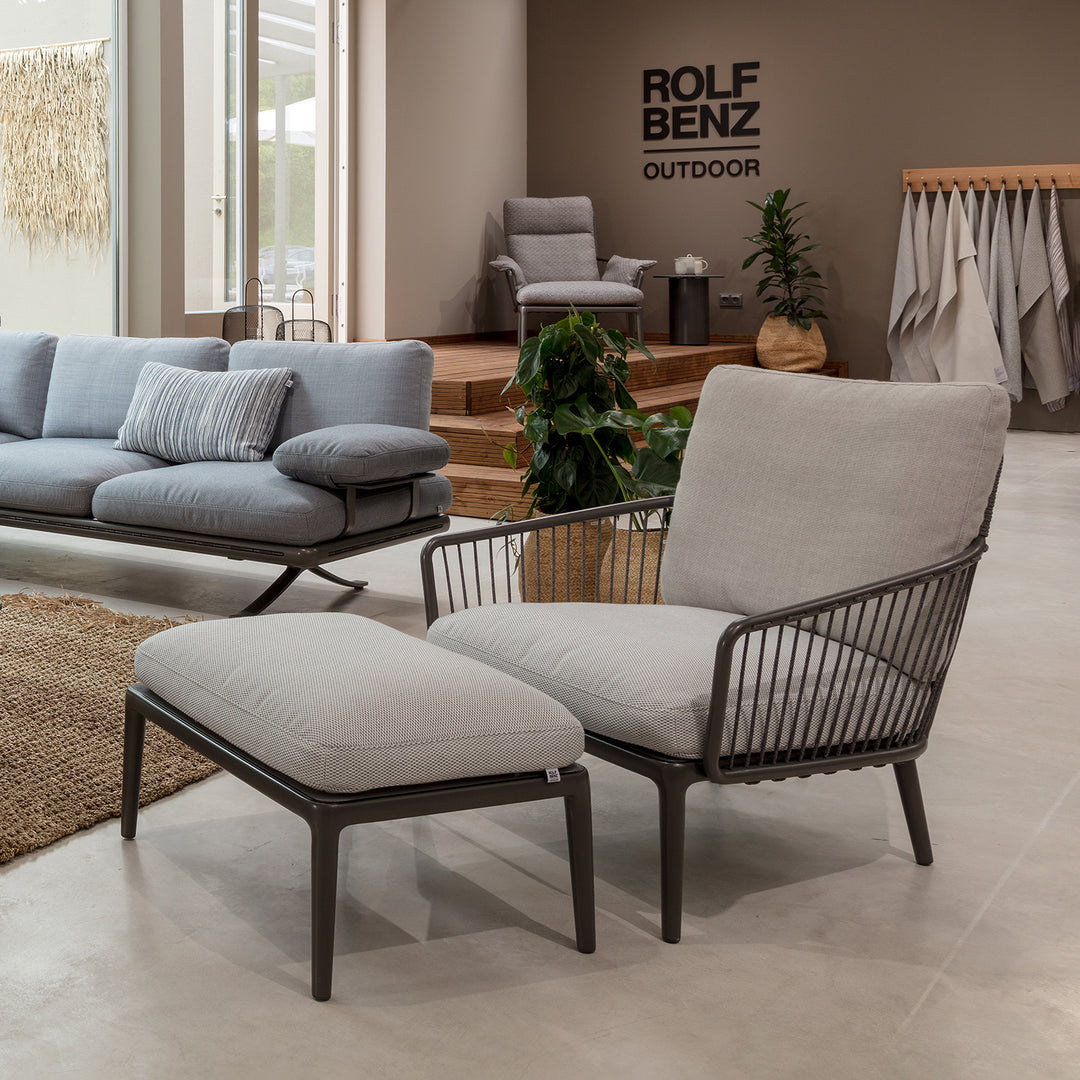 rolf benz | yoko 271 outdoor footstool | bianco