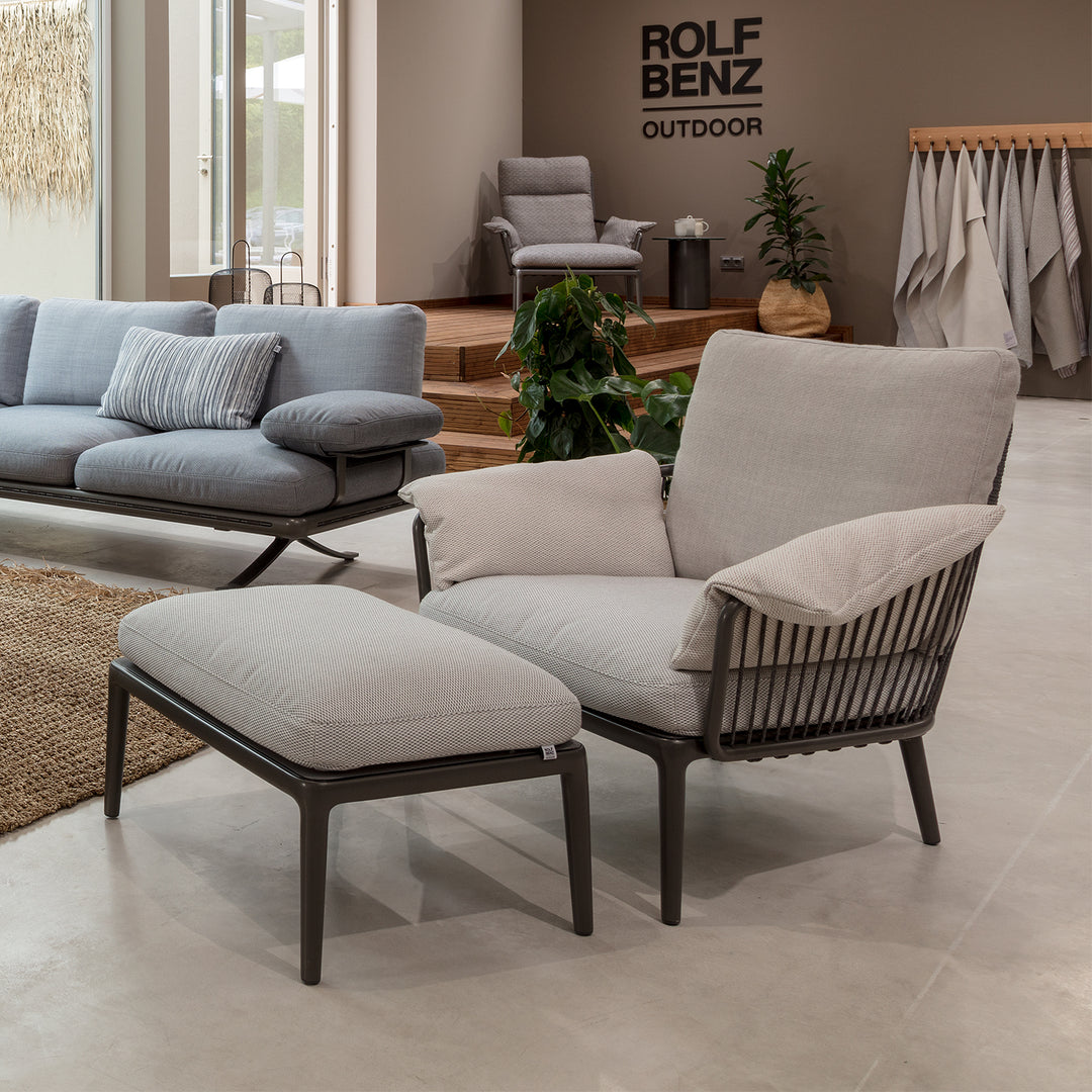 rolf benz | yoko 271 outdoor footstool | bianco