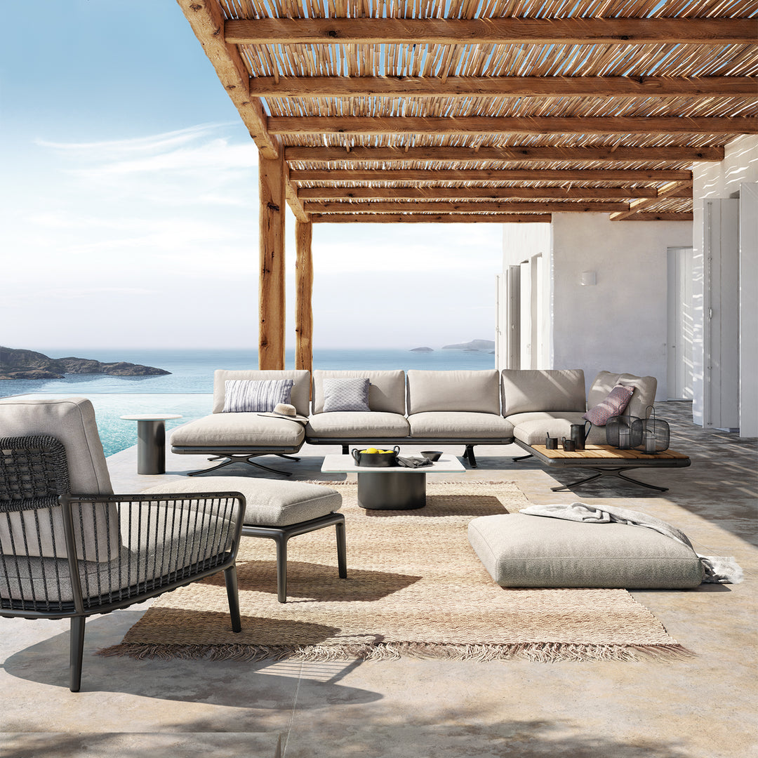 rolf benz | yoko 271 outdoor footstool | bianco