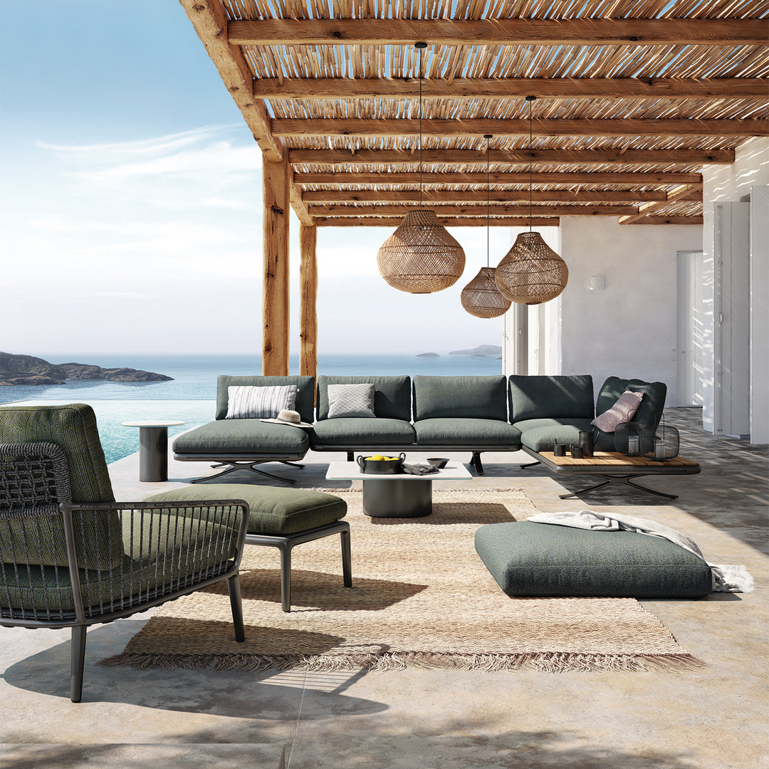 rolf benz | yoko 271 outdoor footstool | bianco