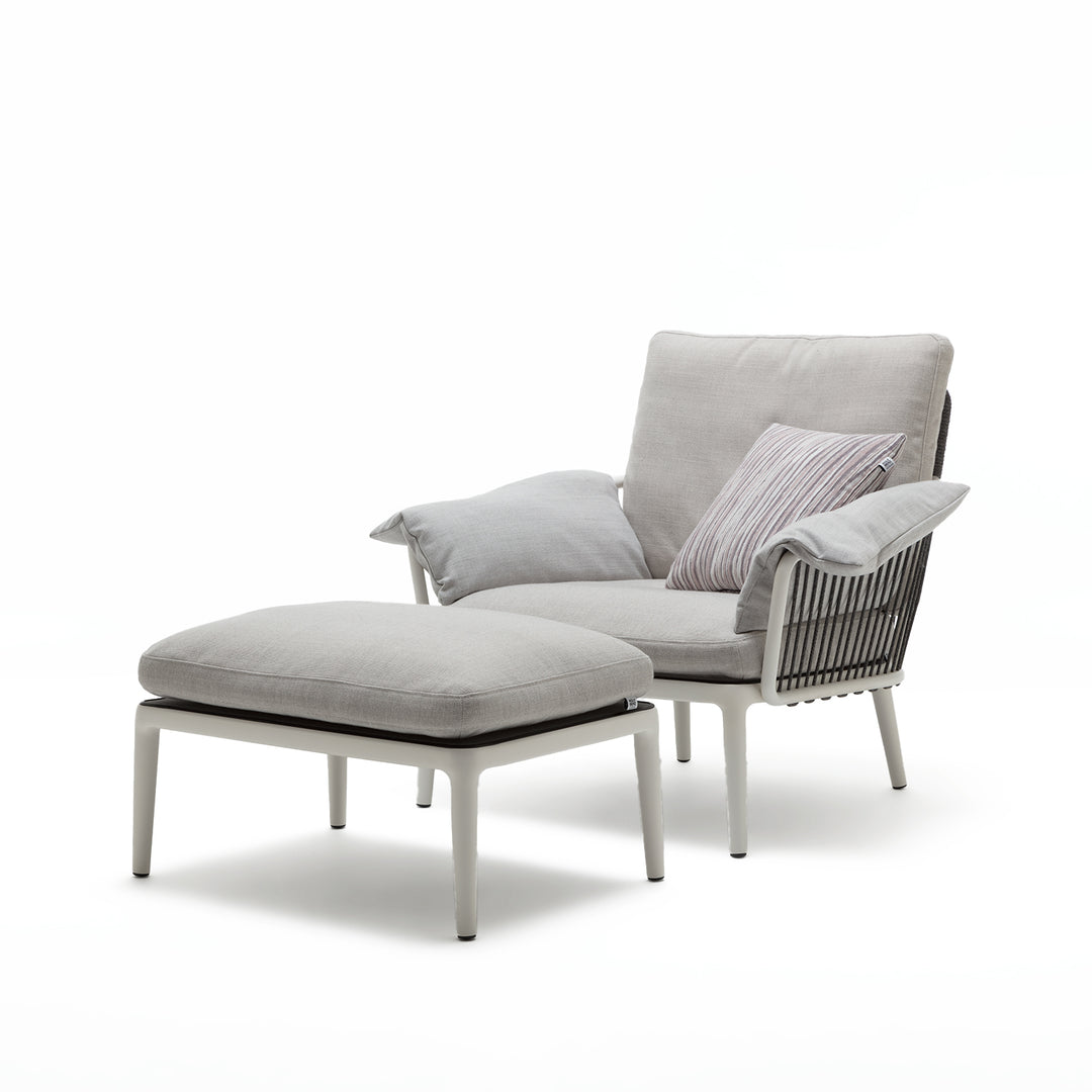 rolf benz | yoko 271 outdoor footstool | bianco