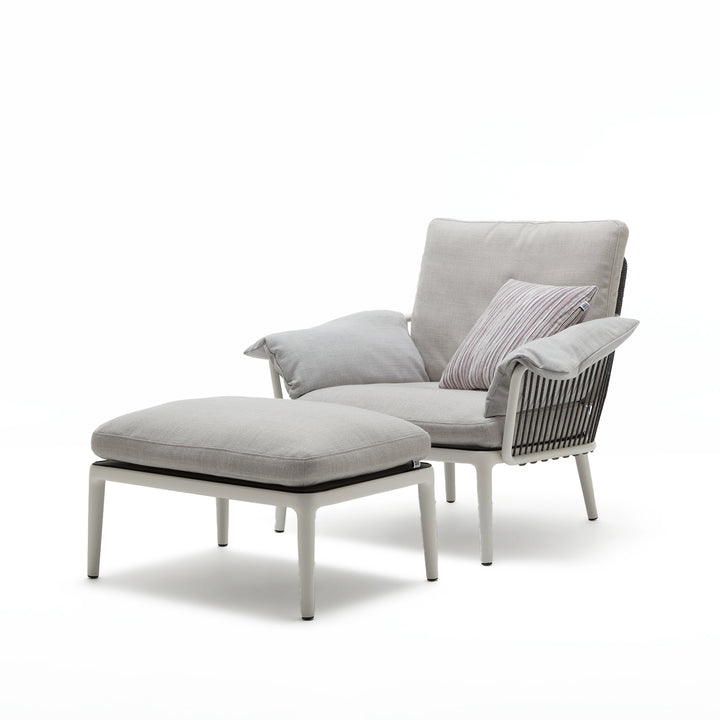 rolf benz | yoko 271 outdoor footstool | bianco