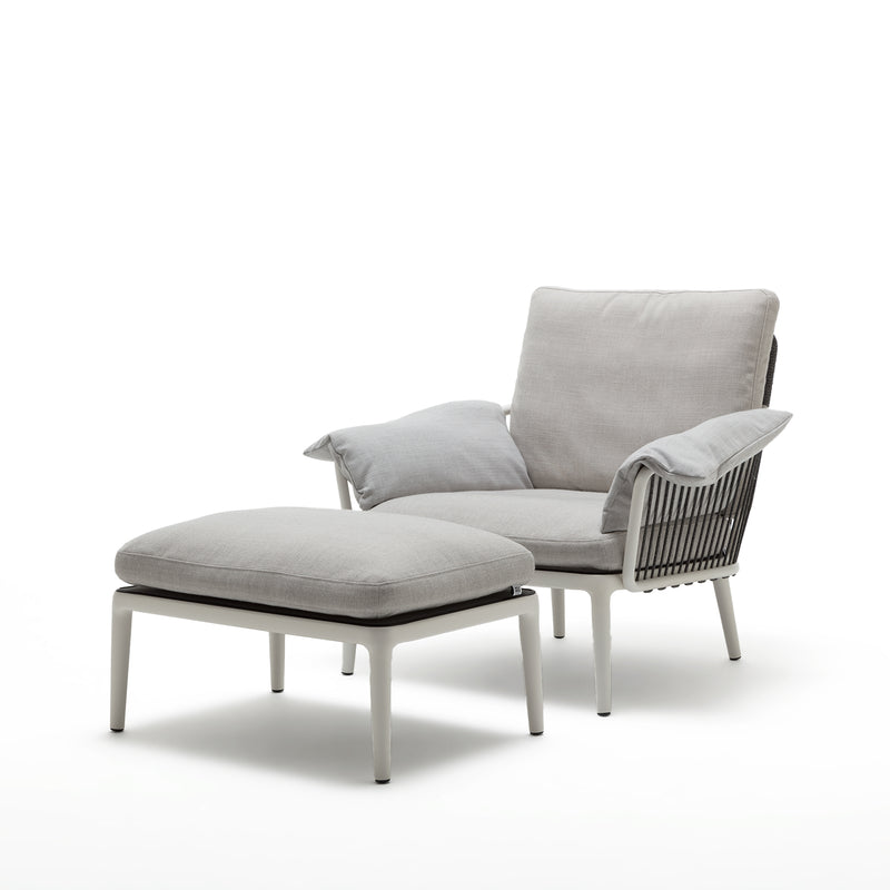 rolf benz | yoko 271 outdoor footstool | bianco