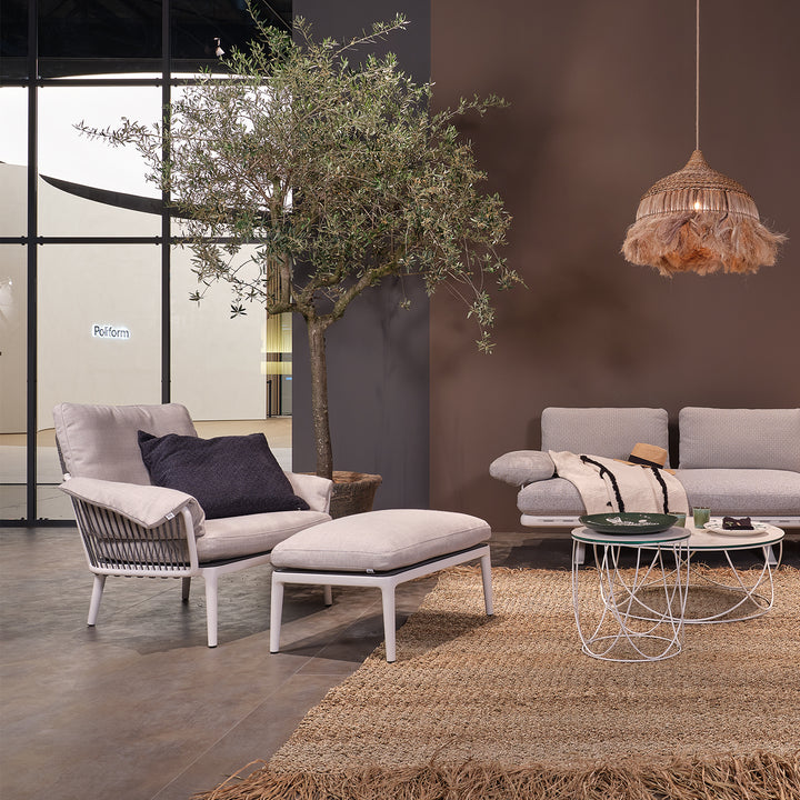 rolf benz | yoko 271 outdoor footstool | bianco