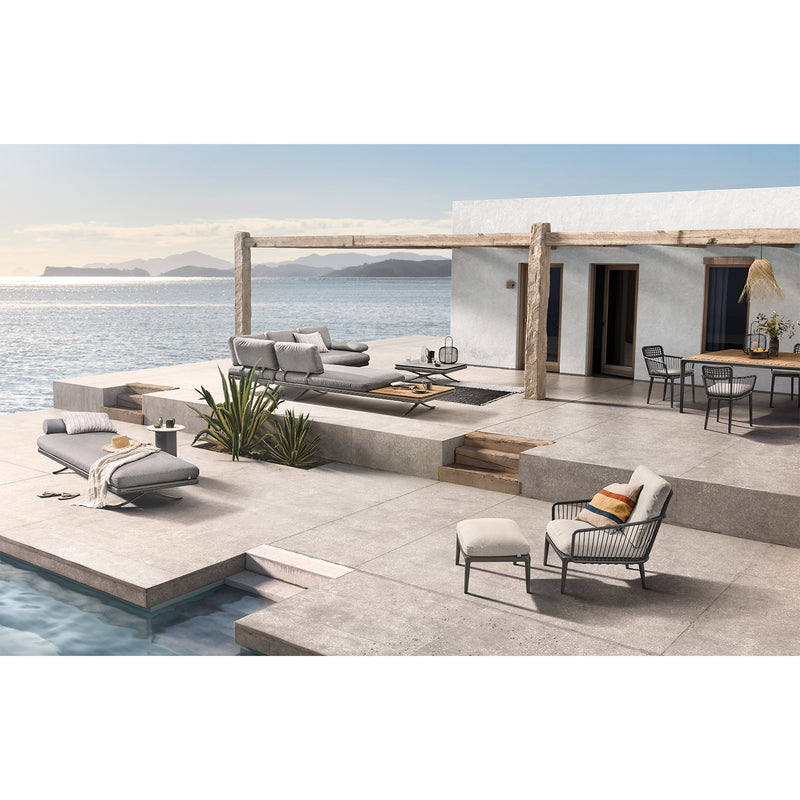 rolf benz | yoko 219 outdoor sofa with shelf | bianco