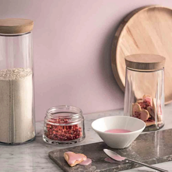 rosendahl | grand cru storage jar | oak lid 0.25 litre - LC