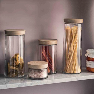 rosendahl | grand cru storage jar | oak lid 0.25 litre - LC