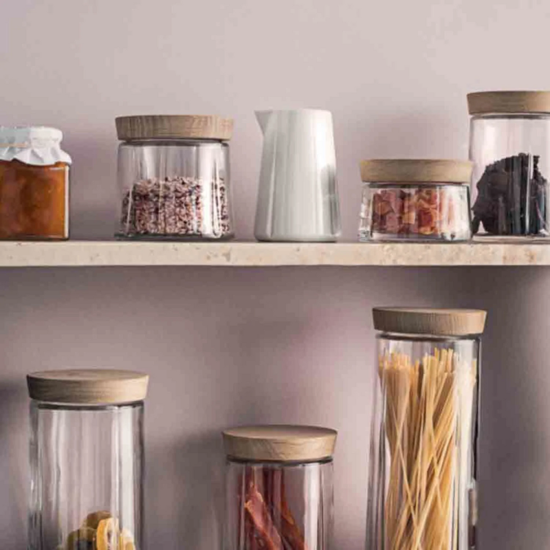 rosendahl | grand cru storage jar | oak lid 0.25 litre - LC