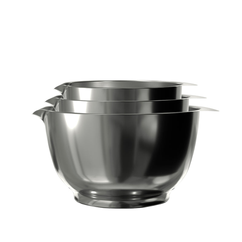 rosti | margrethe bowl | set of 3 | steel