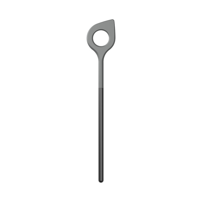 rosti | optima stirring spoon with hole | black ~ DC