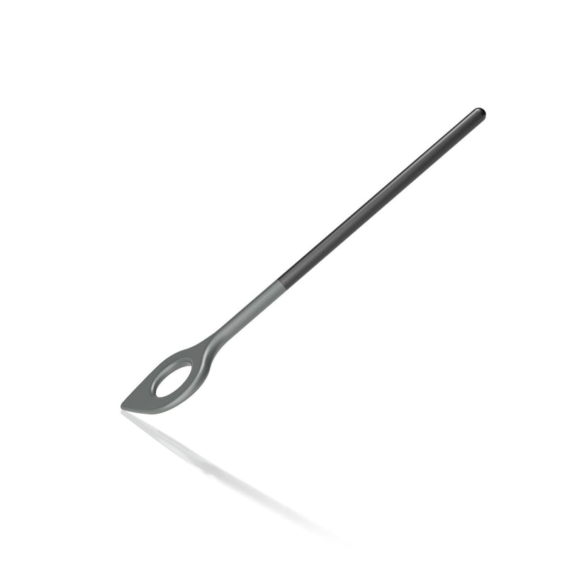 rosti | optima stirring spoon with hole | black ~ DC