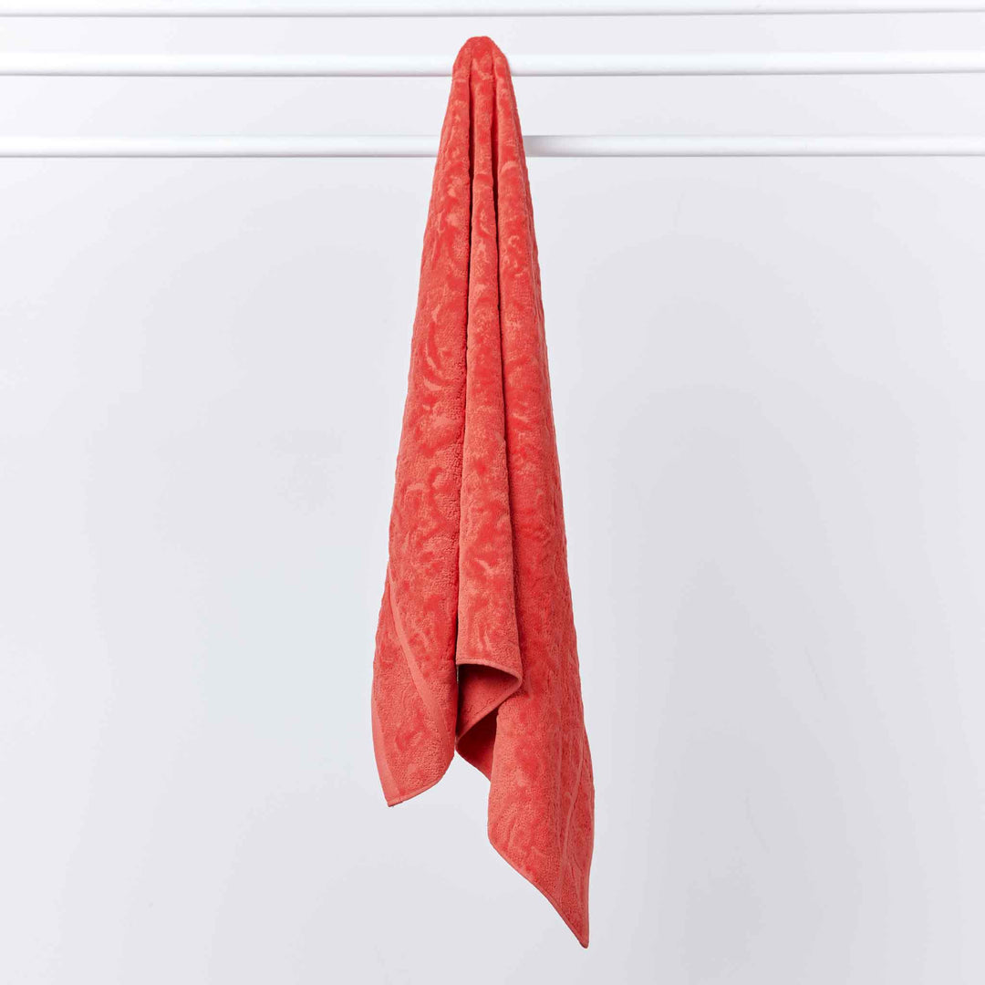 innate collection | shadows towel - coral