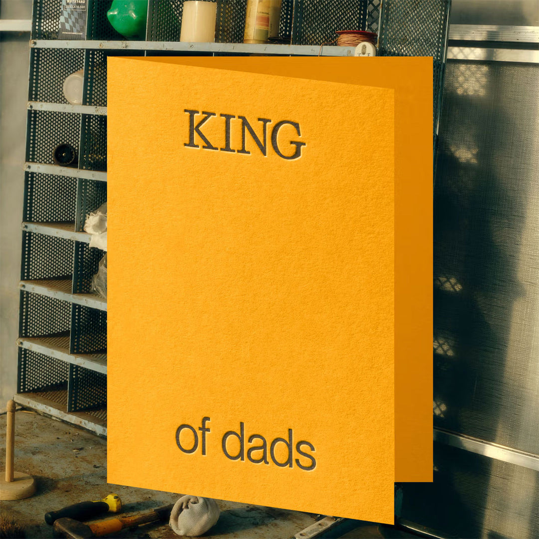 short talk | greeting card | king of dads