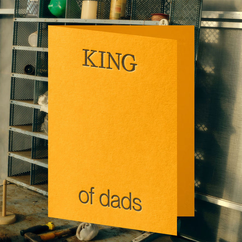 short talk | king of dads card