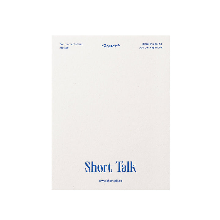 short talk | greeting card | 1800-DAD