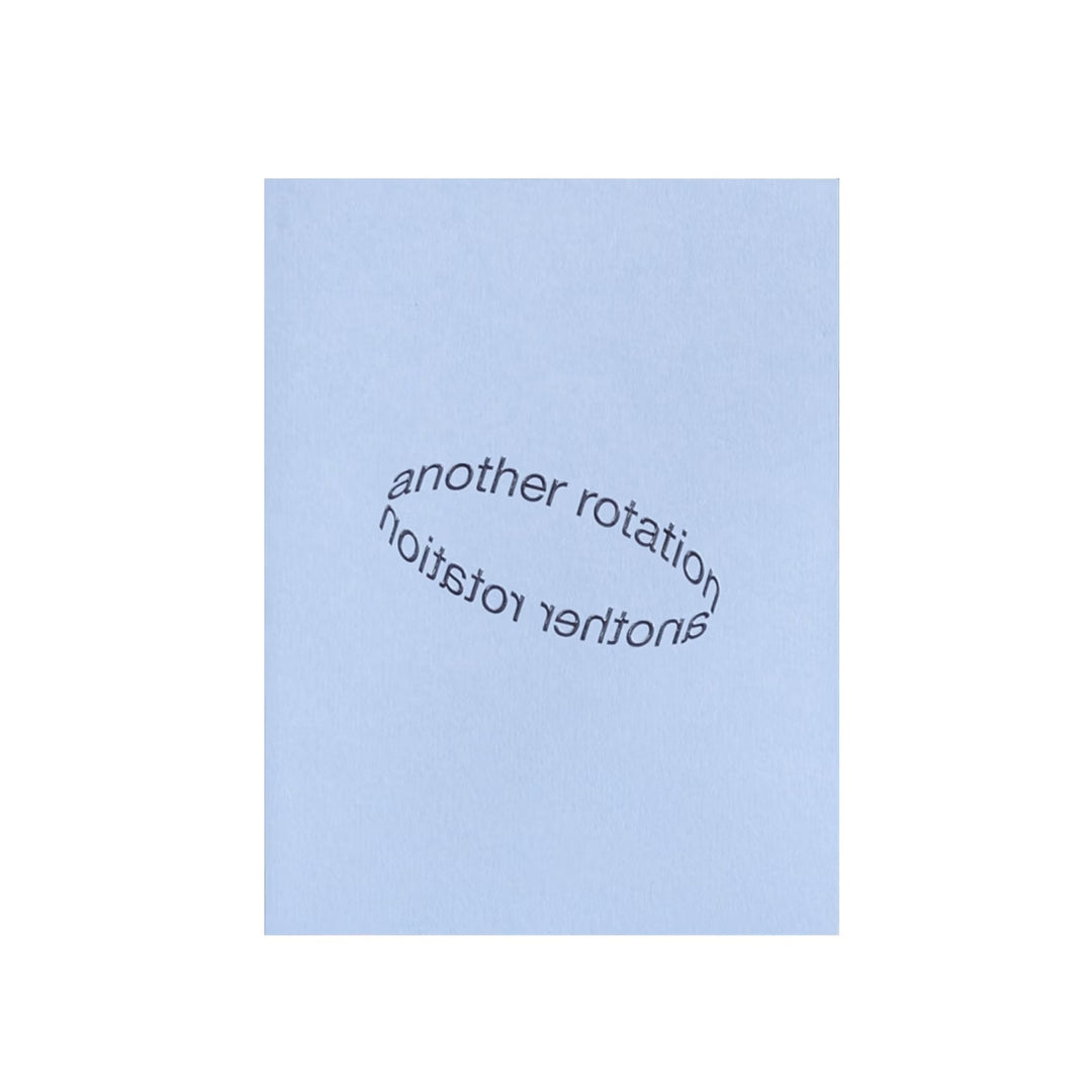 short talk | greeting card | another rotation | crisp blue