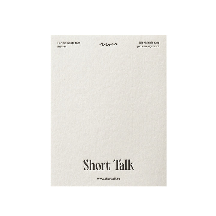 short talk | greeting card | day by day darling