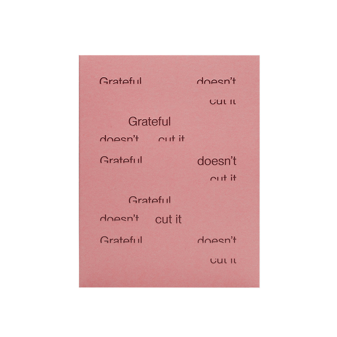 short talk | greeting card | grateful doesn't cut it