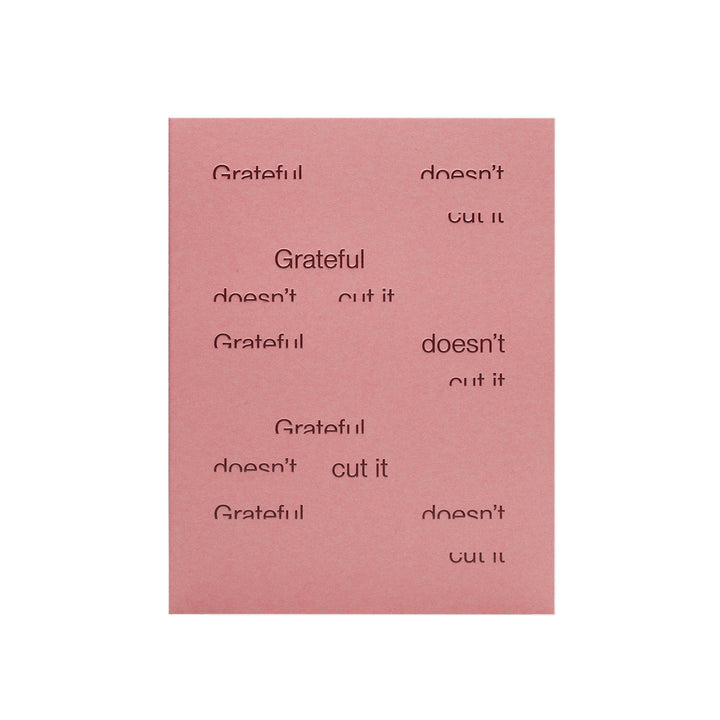 short talk | greeting card | grateful doesn't cut it