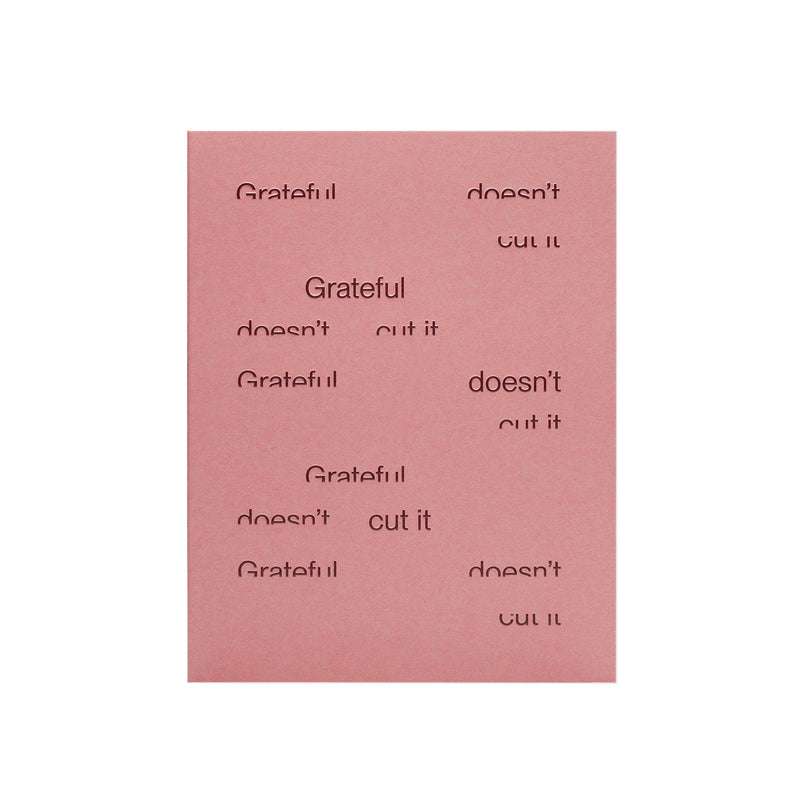 short talk | greeting card | grateful doesn&
