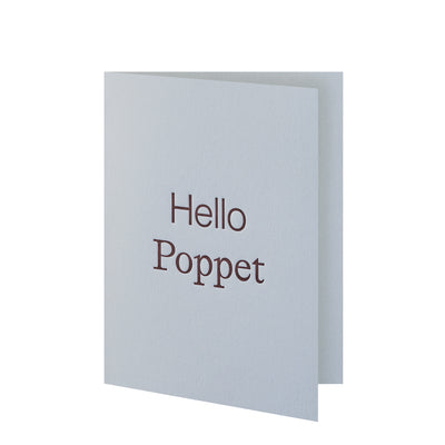 short talk | greeting card | hello poppet