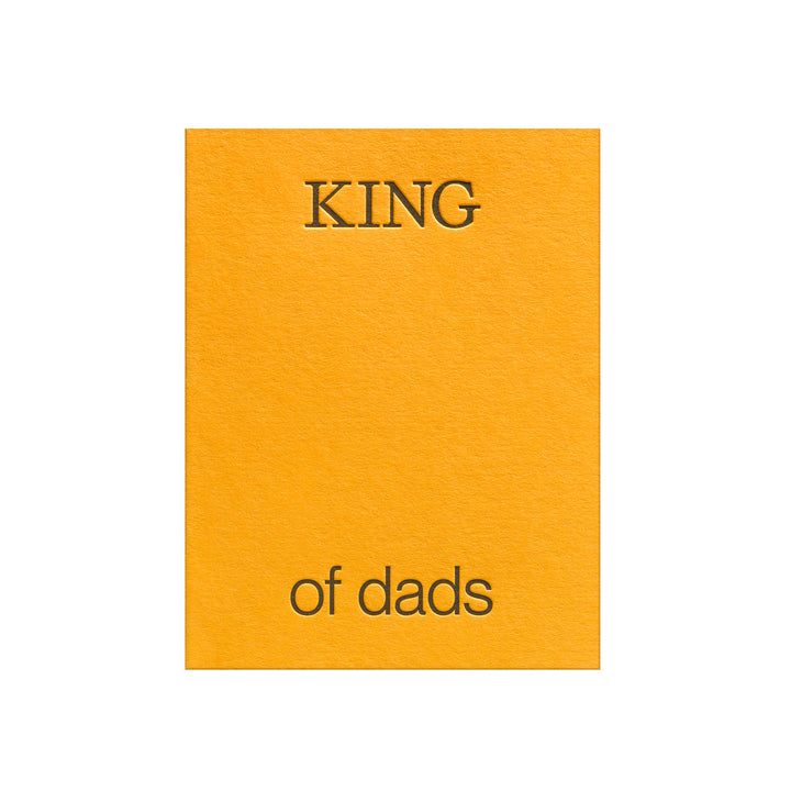 short talk | greeting card | king of dads