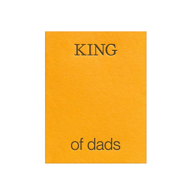 short talk | greeting card | king of dads