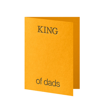 short talk | greeting card | king of dads