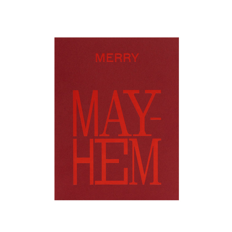 short talk | christmas card | merry mayhem