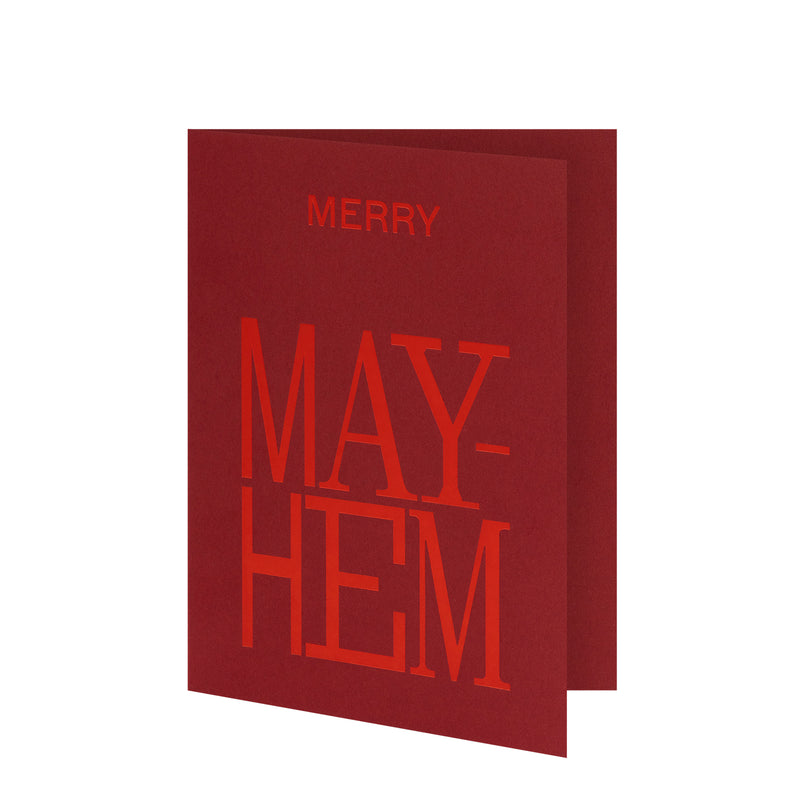 short talk | christmas card | merry mayhem