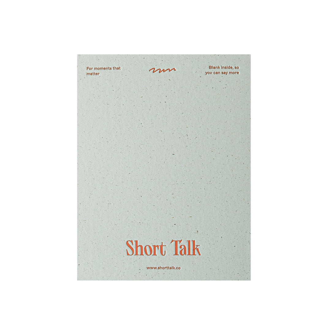 short talk | greeting card | thankful
