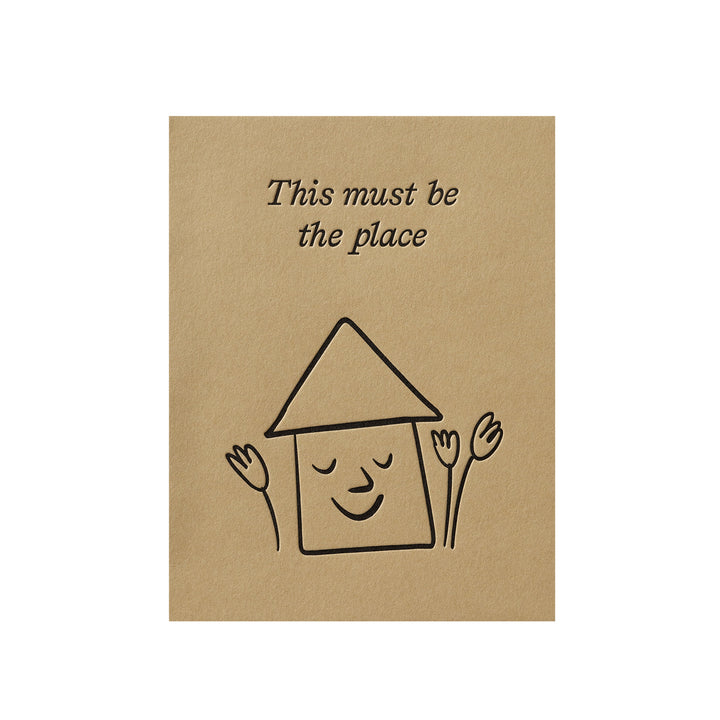 short talk | greeting card | this must be the place