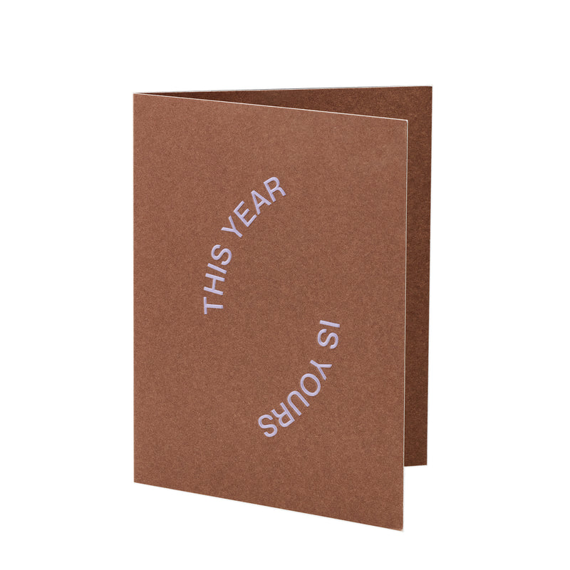 short talk | greeting card | this year is yours