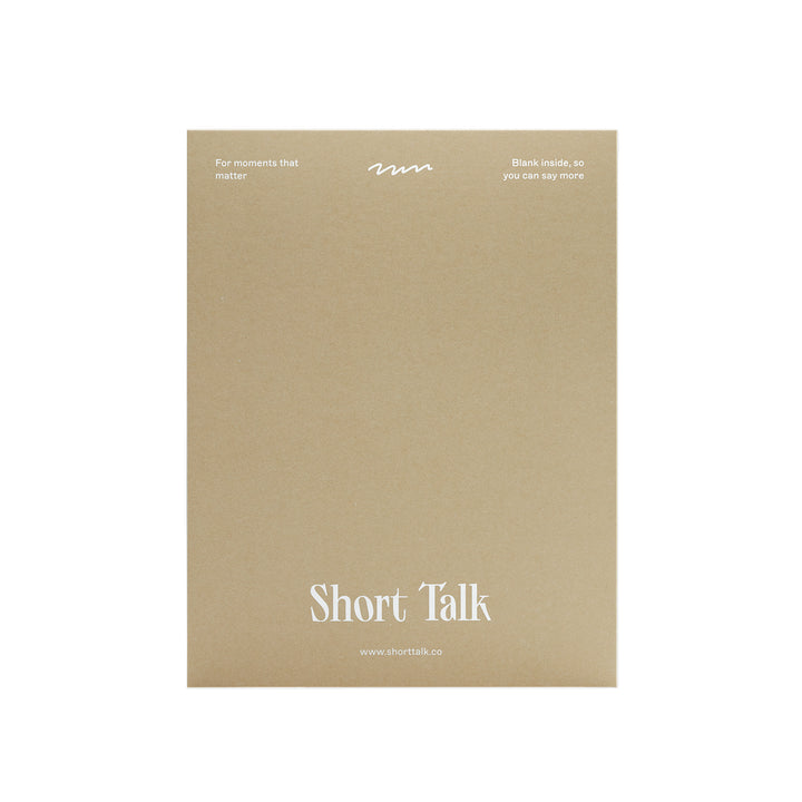 short talk | greeting card | truly madly deeply