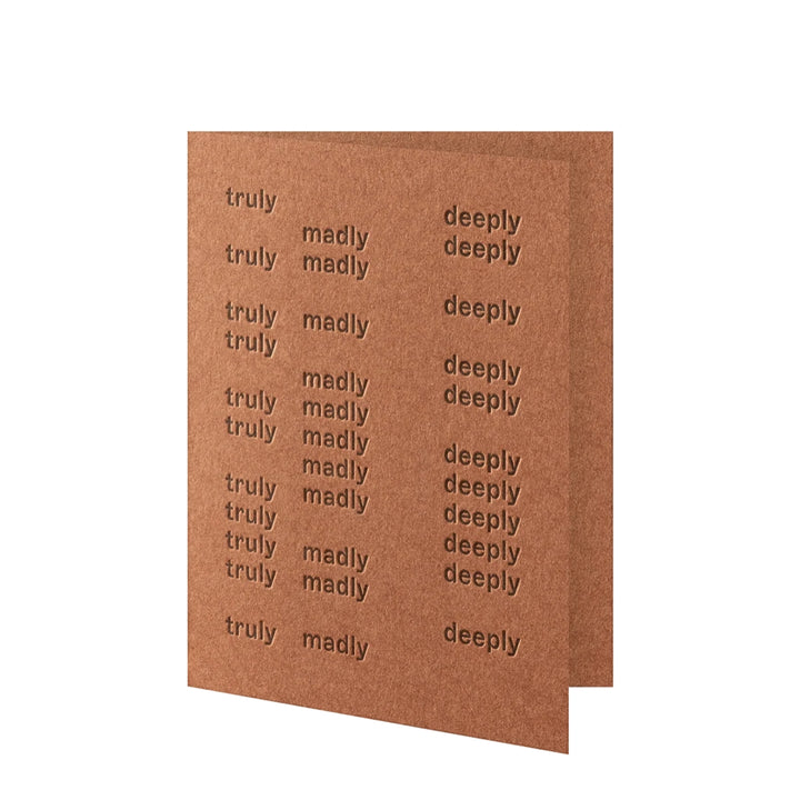 short talk | greeting card | truly madly deeply | mocha
