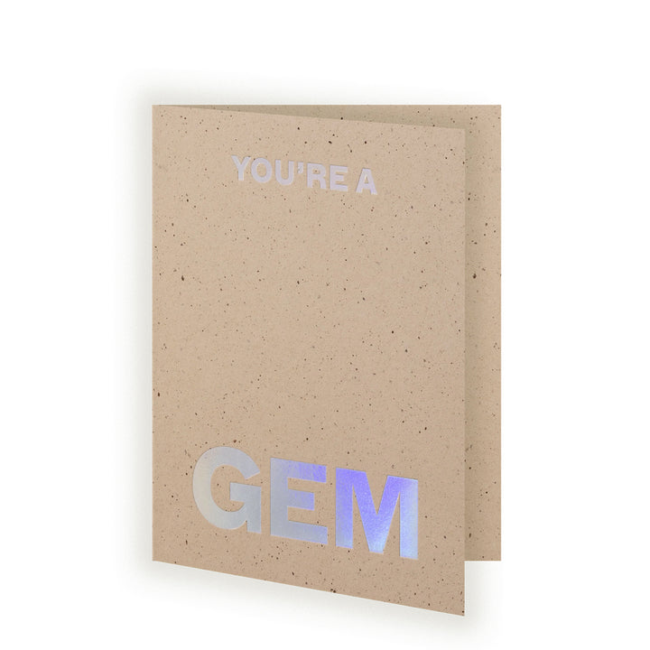 short talk | greeting card | you're a gem