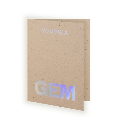 short talk | greeting card | you're a gem