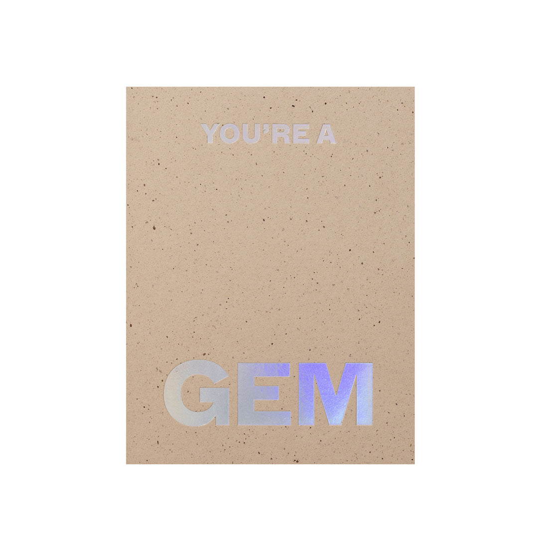 short talk | greeting card | you're a gem
