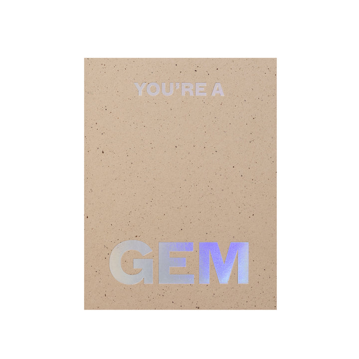 short talk | greeting card | you're a gem