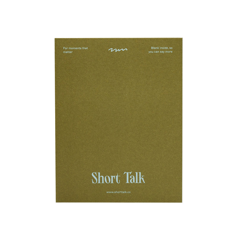 short talk | greeting card | you&