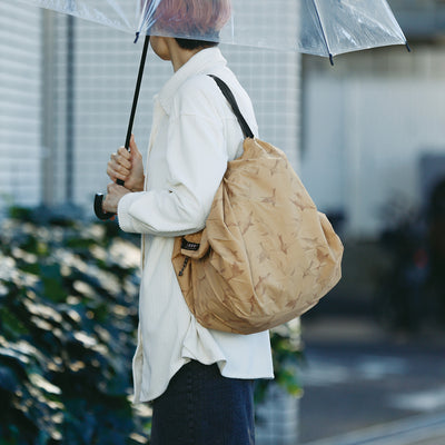 shupatto | packable bag | flying birds - LC