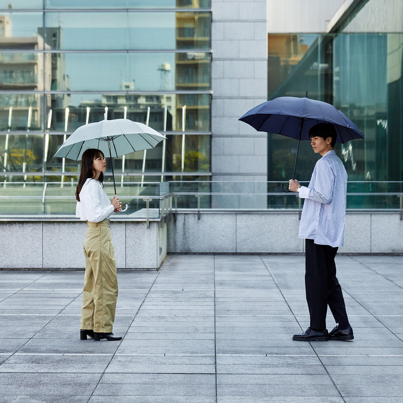 shupatto | belt-free umbrella 58cm | ash green