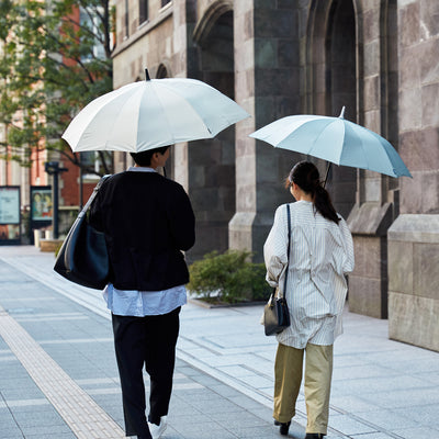 shupatto | belt-free umbrella 58cm | ash green