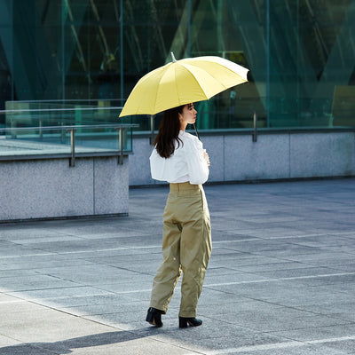 shupatto | belt-free umbrella 58cm | citron yellow