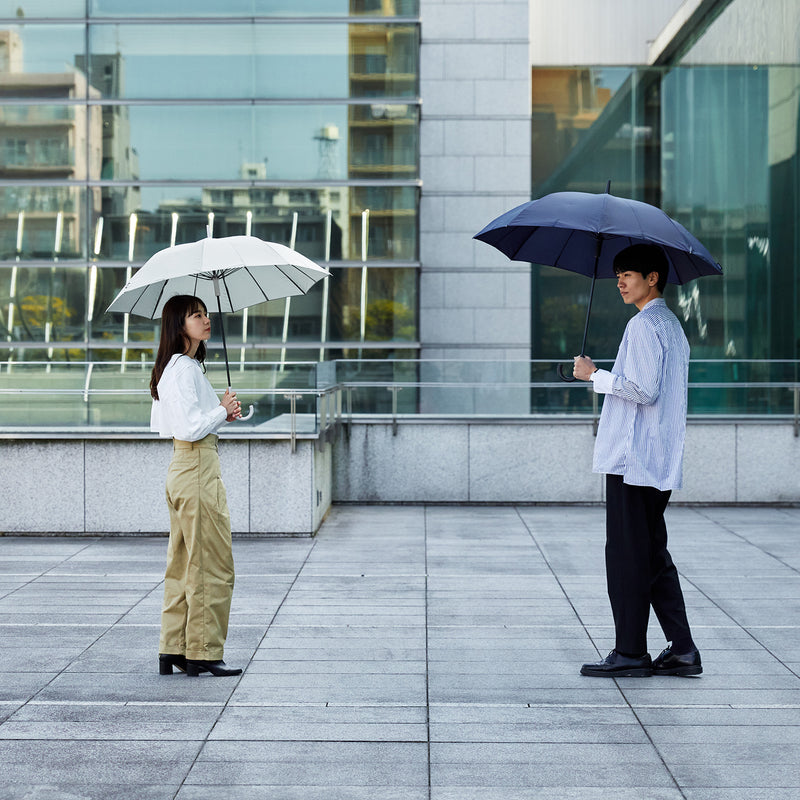 shupatto | belt-free umbrella 58cm | white beige