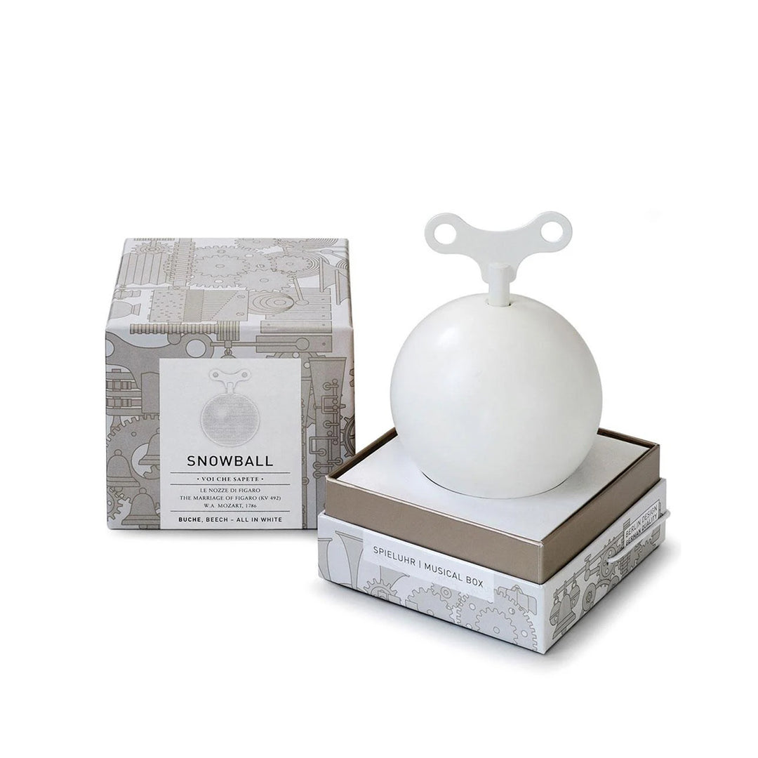 siebensachen | mozartkugel musical box | snowball white - limited edition