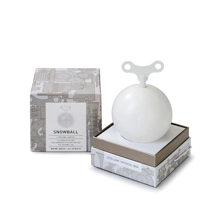 siebensachen | mozartkugel musical box | snowball white - limited edition